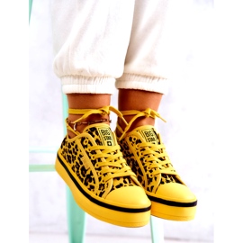 Zapatillas Mujer Pantera Big Star JJ274616 Amarillo 9