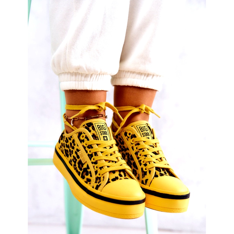 Zapatillas Mujer Pantera Big Star JJ274616 Amarillo 9