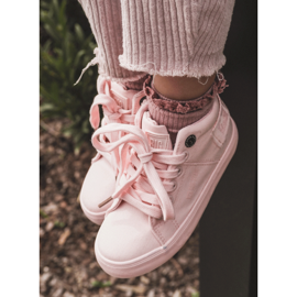 Zapatillas Altas Infantiles Clásicas Big Star LL374003 Rosa rosado 7