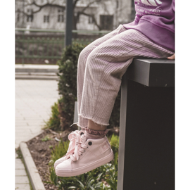 Zapatillas Altas Infantiles Clásicas Big Star LL374003 Rosa rosado 1