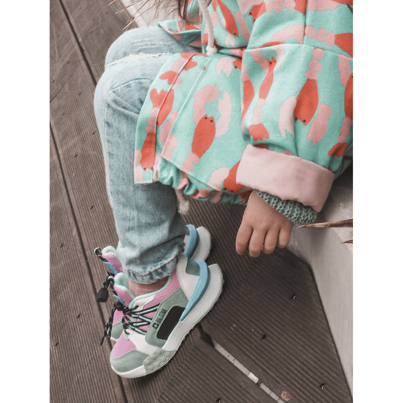 Zapatillas Deportivas Infantiles Memory Foam System Big Star LL374219 Rosa-Verde 1