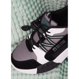 Zapatillas Deportivas Infantiles Memory Foam System Big Star LL374217 Negro-Gris 11