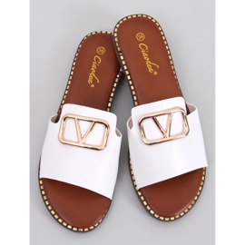 BM Pantuflas mujer Tonya White blanco 1