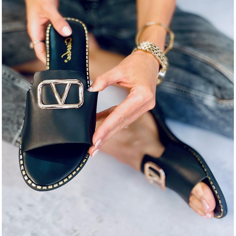 BM Chanclas mujer Tonya Negro 2