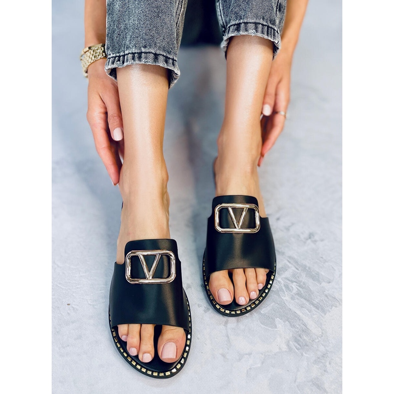 BM Chanclas mujer Tonya Negro 1