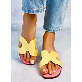 Pantuflas mujer Kalani Amarillo 2 Pantuflas mujer Kalani Amarillo 2