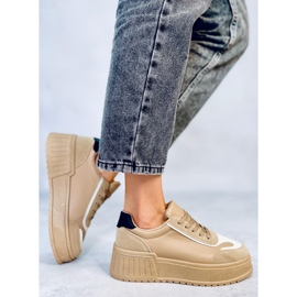 BM Zapatillas Plataforma Griffin Caqui beige 3