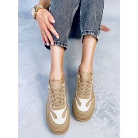 BM Zapatillas Plataforma Griffin Caqui beige 4