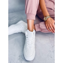 BM zapatillas altas Harris White blanco 4