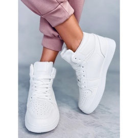 BM zapatillas altas Harris White blanco 5