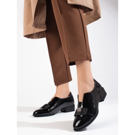 W. Potocki Zapatos de tacón elegantes lacados Potocki negro 1