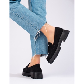 Zapatos plataforma mujer ante negro Shelovet 2