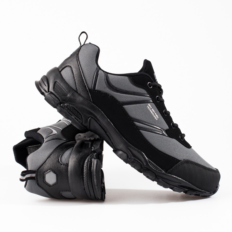 Deportivas hombre trekking DK marrones negro 2