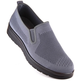 Zapatillas sin cordones de hombre News 1022 grises 1