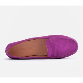 Marco Shoes Mocasín fucsia rosado 4