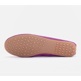 Marco Shoes Mocasín fucsia rosado 5
