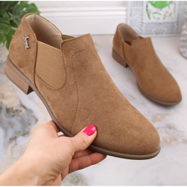 Slip-on mujer ante beige Jezzi ASA142-26A 5