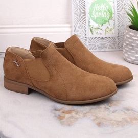 Slip-on mujer ante beige Jezzi ASA142-26A 6