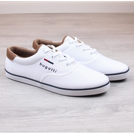 Zapatillas deportivas hombre zapatillas blancas Bugatti LL153144 blanco 2