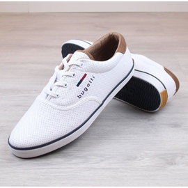 Zapatillas deportivas hombre zapatillas blancas Bugatti LL153144 blanco 4