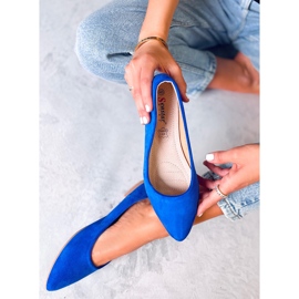 Seastar Bailarinas Keys Sky Blue plantilla piel azul 2