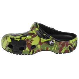 Chanclas Crocs Classic Spray Camo Clog 208305-001 verde 1