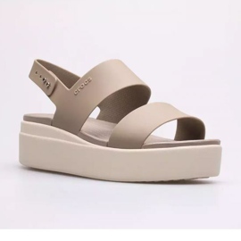 Crocs Brooklyn Low Wedge Sandals W 206453-2YI beige 2