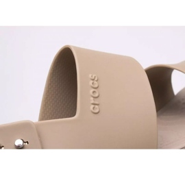 Crocs Brooklyn Low Wedge Sandals W 206453-2YI beige 3