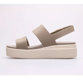 Crocs Brooklyn Low Wedge Sandals W 206453-2YI beige 6