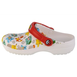 Zapatillas Crocs Pokemon Classic Kids Clog Jr 207739-94S blanco 1