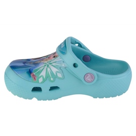 Zuecos Crocs Fl Disney Frozen Ii T Clog Jr 206804-4O9 azul 1