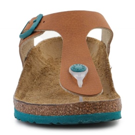 Chanclas Birkenstock Gizeh Desert Soil Ginger Jr 1024327 marrón 1