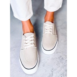 BM Zapatillas de mujer Ming Beige 5