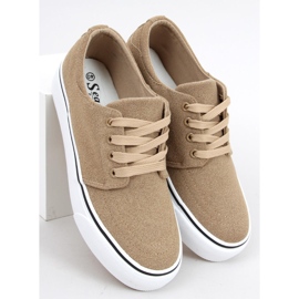 Zapatillas de mujer Ming Khaki beige 1
