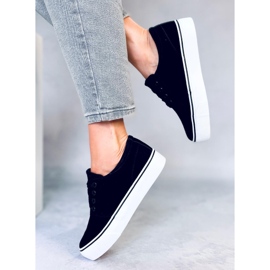BM Zapatillas de mujer Ming Negras negro 4