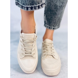 BM zapatillas Curtis beige con plataforma 2