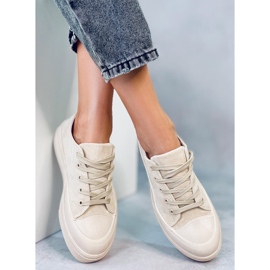 BM zapatillas Curtis beige con plataforma 4