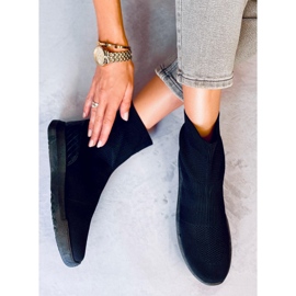 Zapatillas estilo calcetín Ervin Black negro 5