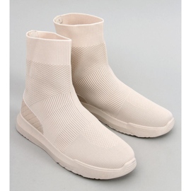 Ervin Beige calcetín zapatillas altas 5