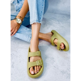 Chanclas de goma verde Aryn 4