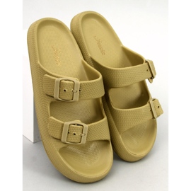 Chanclas de goma verde Aryn 5