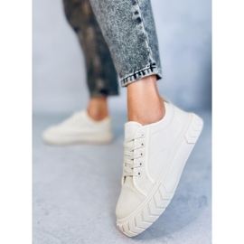 Deportivas de mujer con plataforma Hampton Beige 3
