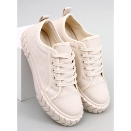 Deportivas de mujer con plataforma Hampton Beige 1