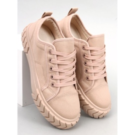 PA1 Deportivas de mujer con plataforma Hampton Khaki beige 5