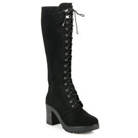 Seastar botas de trabajo con cordones negro 4
