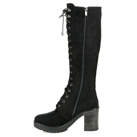Seastar botas de trabajo con cordones negro 1