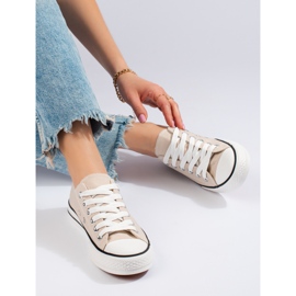 Deportivas de mujer Shelovet beige 3