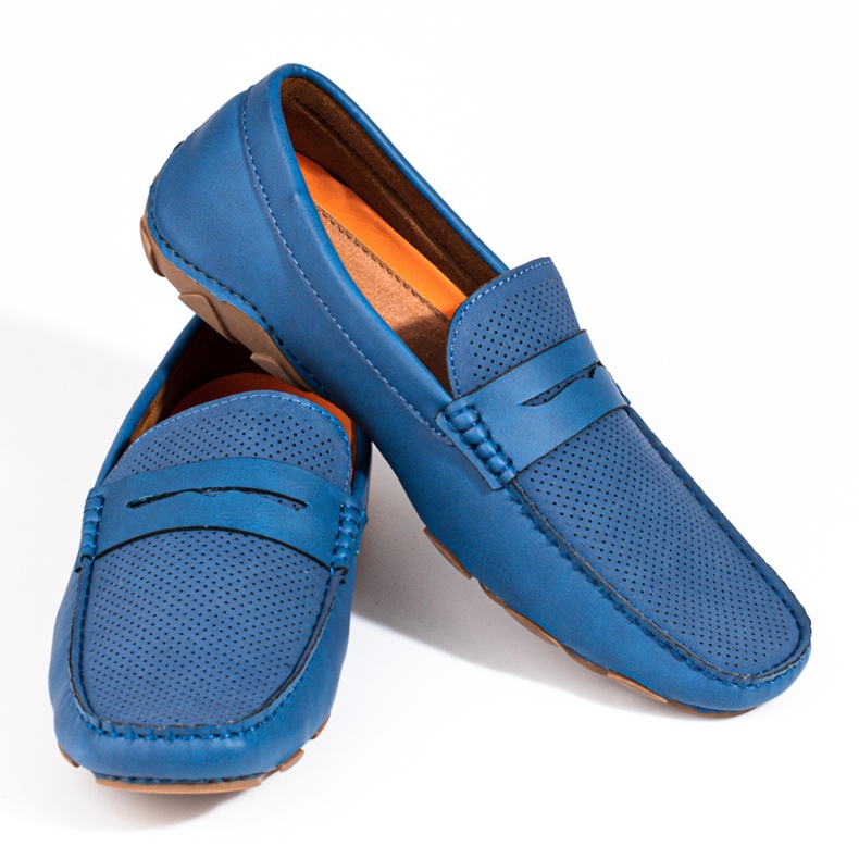 Mocasines de hombre Shelovet azul 1