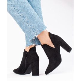 Botas negras de ante de Shelovet negro 2