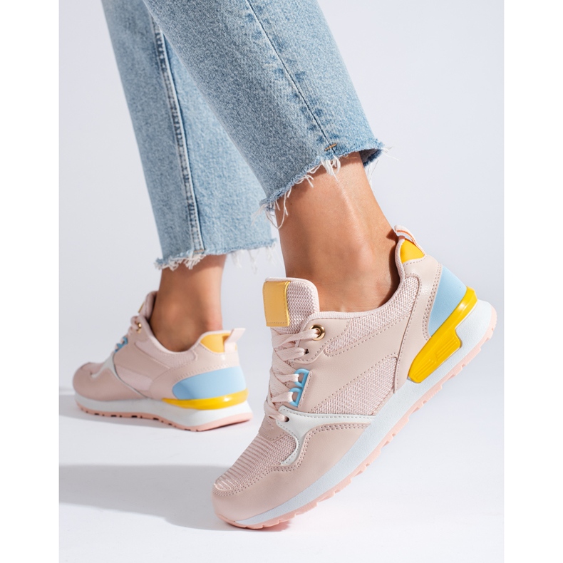 Deportivas mujer Shelovet rosa 1